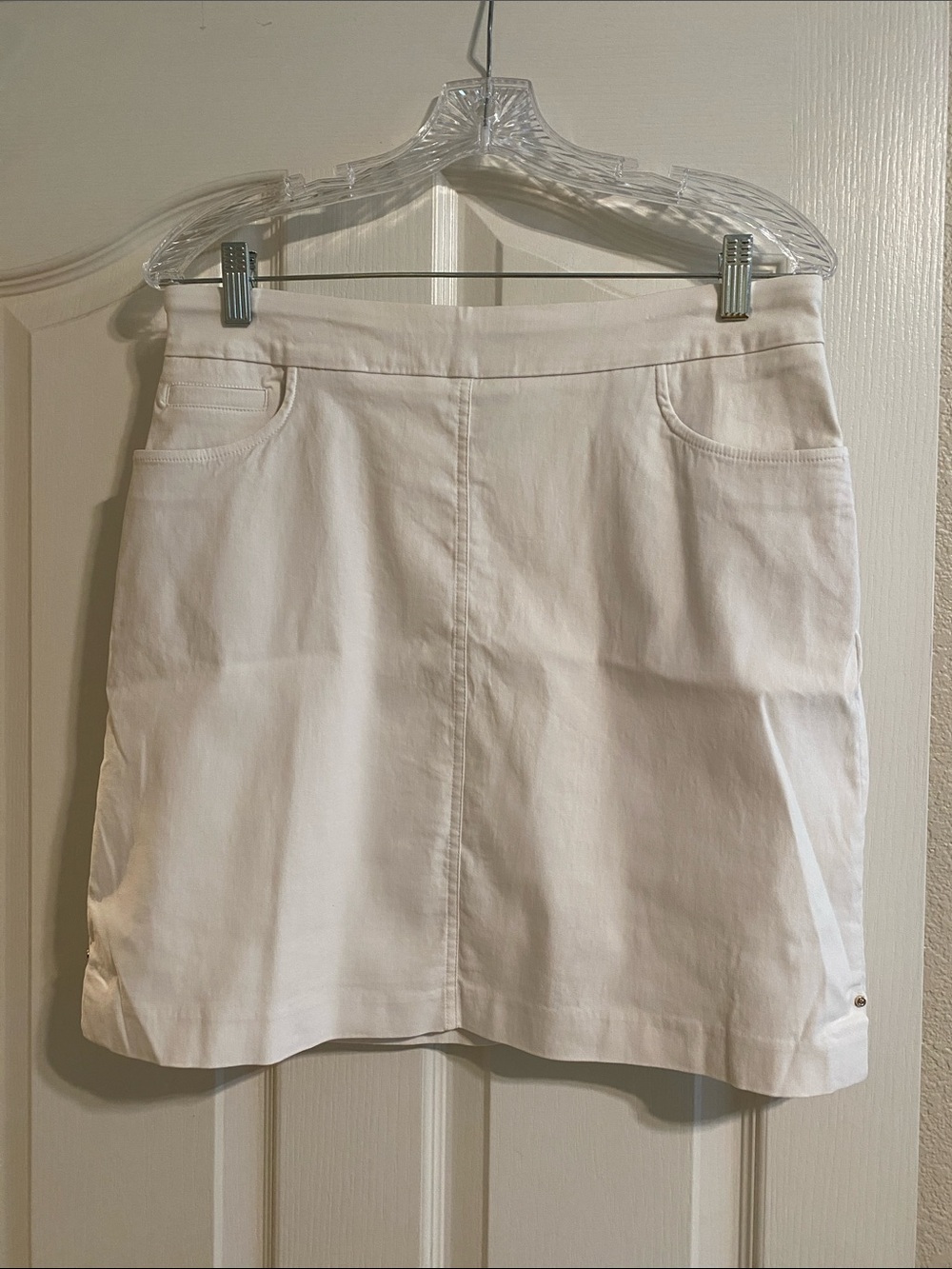 Classic White Hillary Radley Women's A-Line Skirt size medium